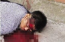 周克華被擊斃現(xiàn)場(chǎng)。