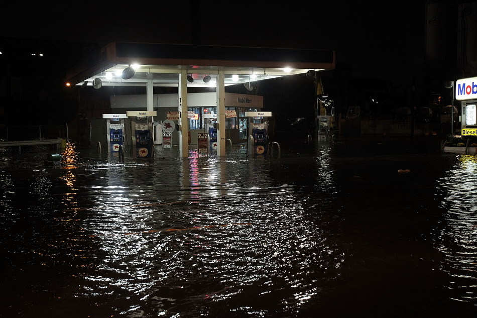 颶風桑迪登陸紐約 曼哈頓變澤國