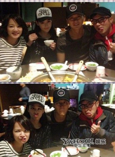 李晨張馨予曬恩愛合影破分手傳聞 李晨高調示愛