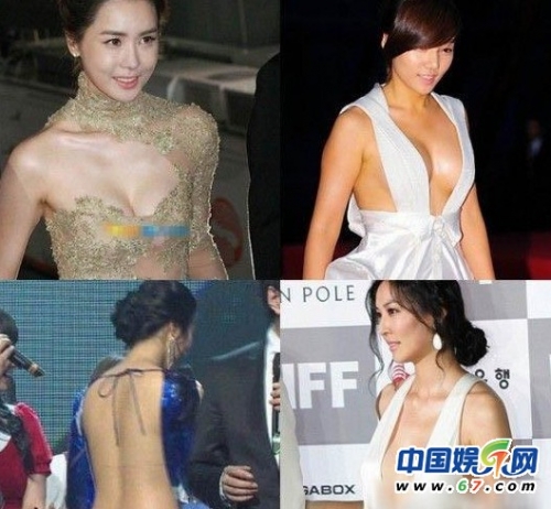 盤點韓星走紅毯敢露瞬間 那兩片布能遮住啥