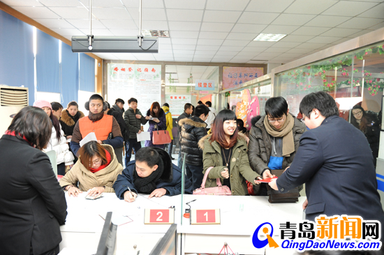 諧音“一生一世” 120對新人預約登記今結(jié)婚(圖)