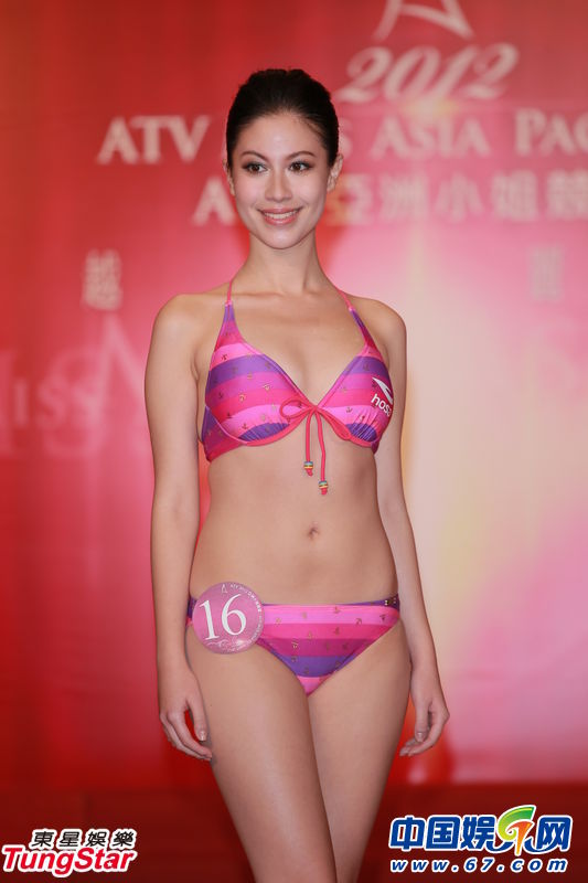 亞洲小姐三點式秀完美身材