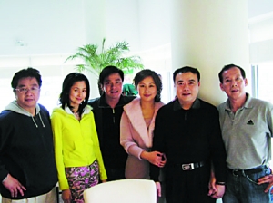 圖為唐季禮與藍燕昔日合照。